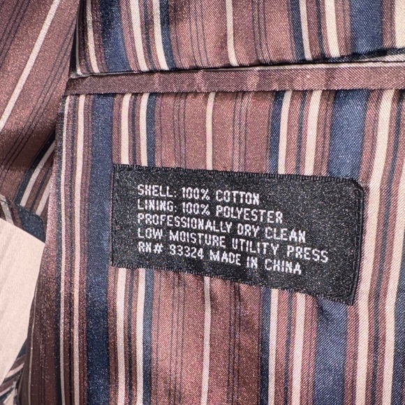 Vintage Roberto Volare Tan Corduroy Men's Tan Blazer 42R - Picture 3 of 9